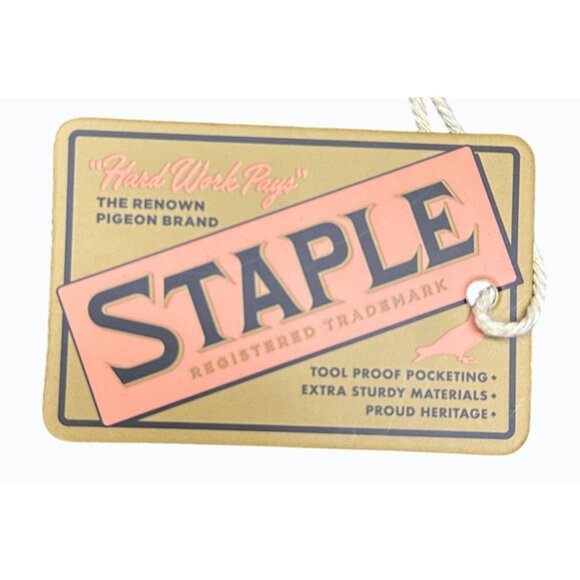 STAPLE‎ Mens XL Distressed Denim Jacket with Paint Splatter & Patchwork NWT - Picture 7 of 15